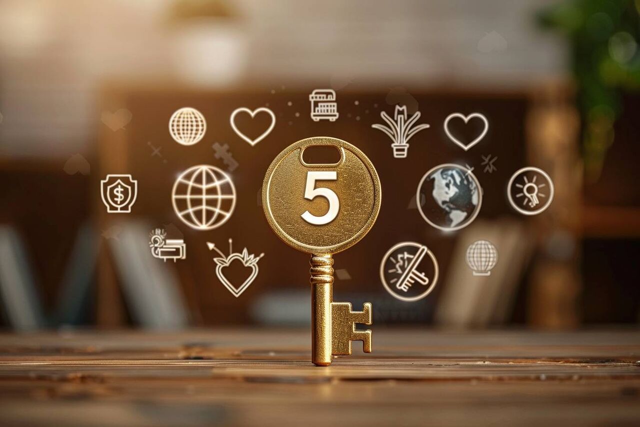 Quelles sont les 5 clés de la vie ?
